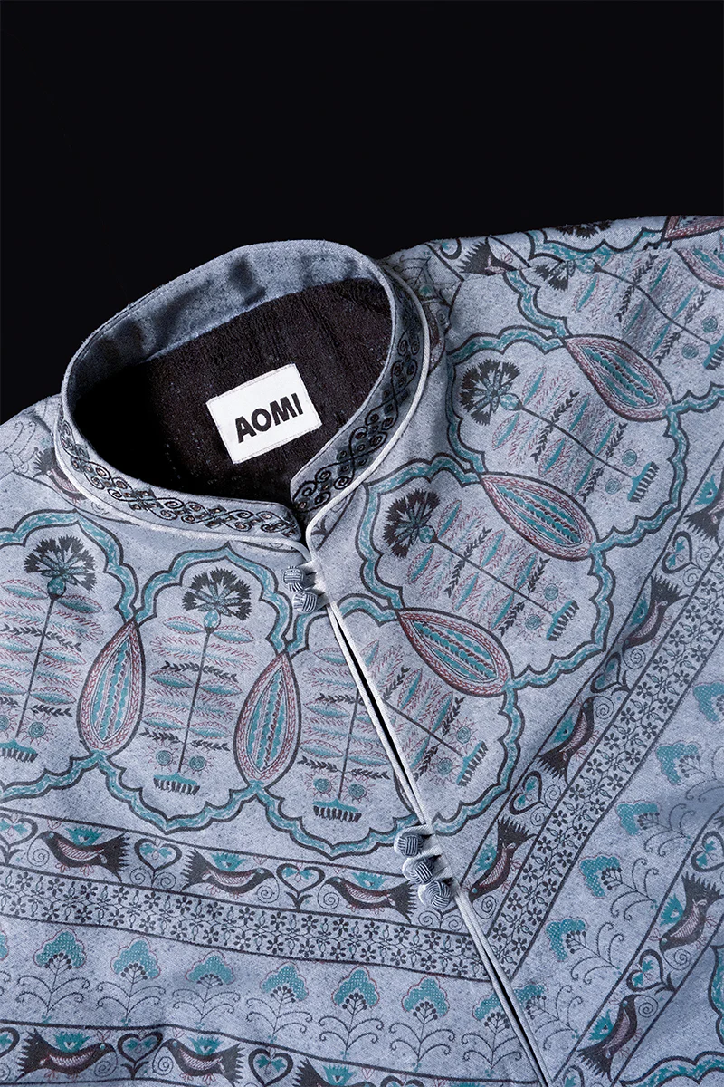 "Kaleid" Printed Shacket (Women) - Image 7
