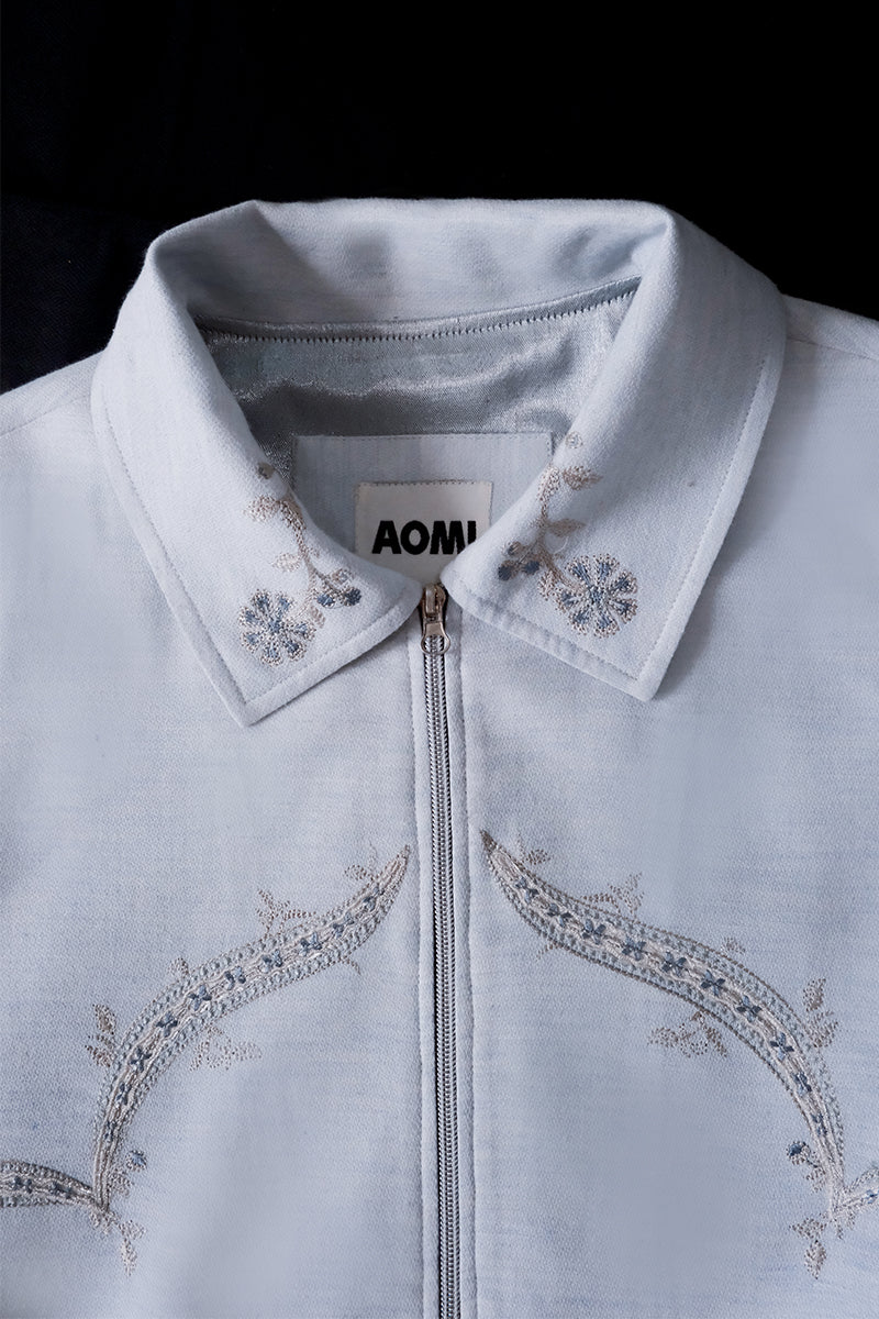 "Mahal" Embroidered Trucker Jacket (Women) - Image 5