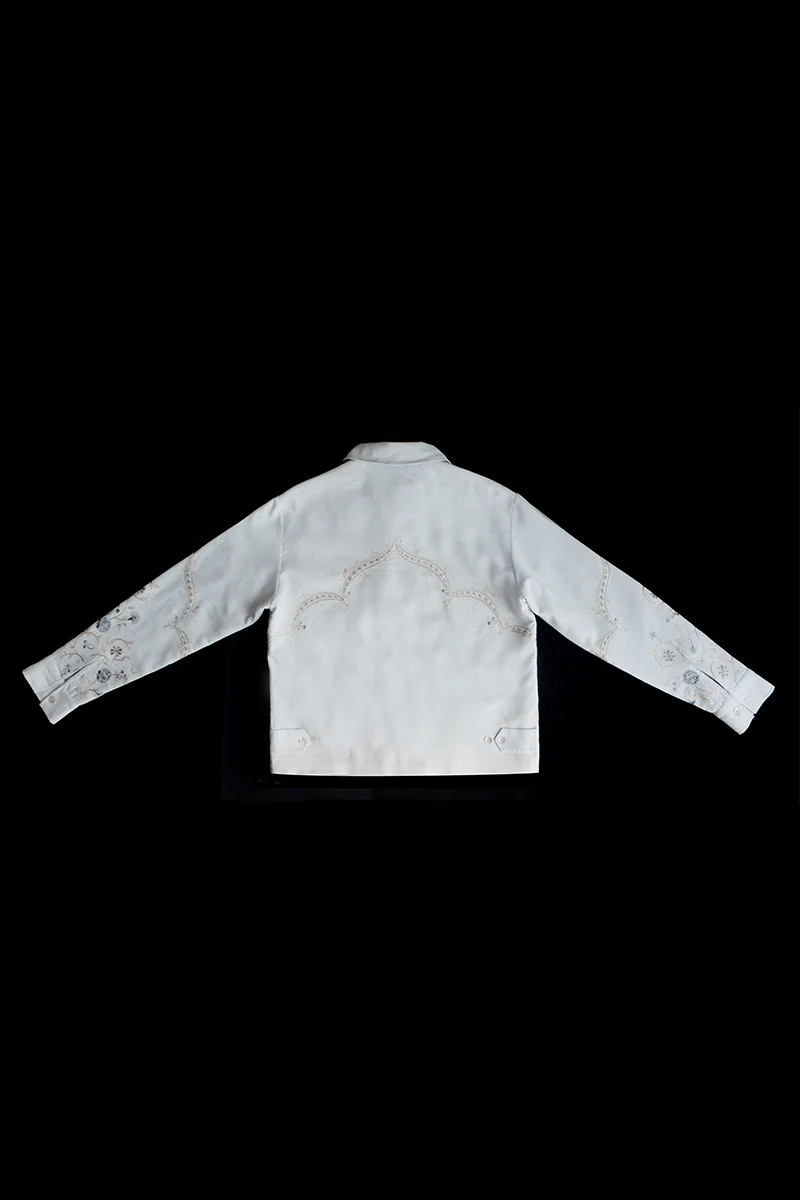 "Mahal" Embroidered Trucker Jacket (Women) - Image 8