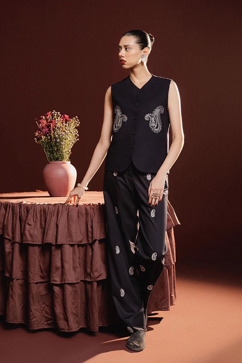 Mukesh Hand Embroidered Trousers (Women) - Image 7