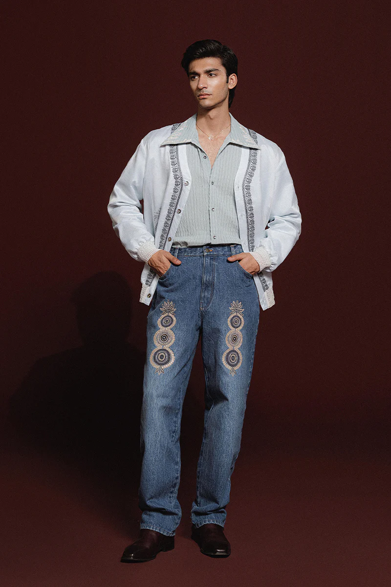 Zinnia Embroidered Shirt (Men) - Image 8