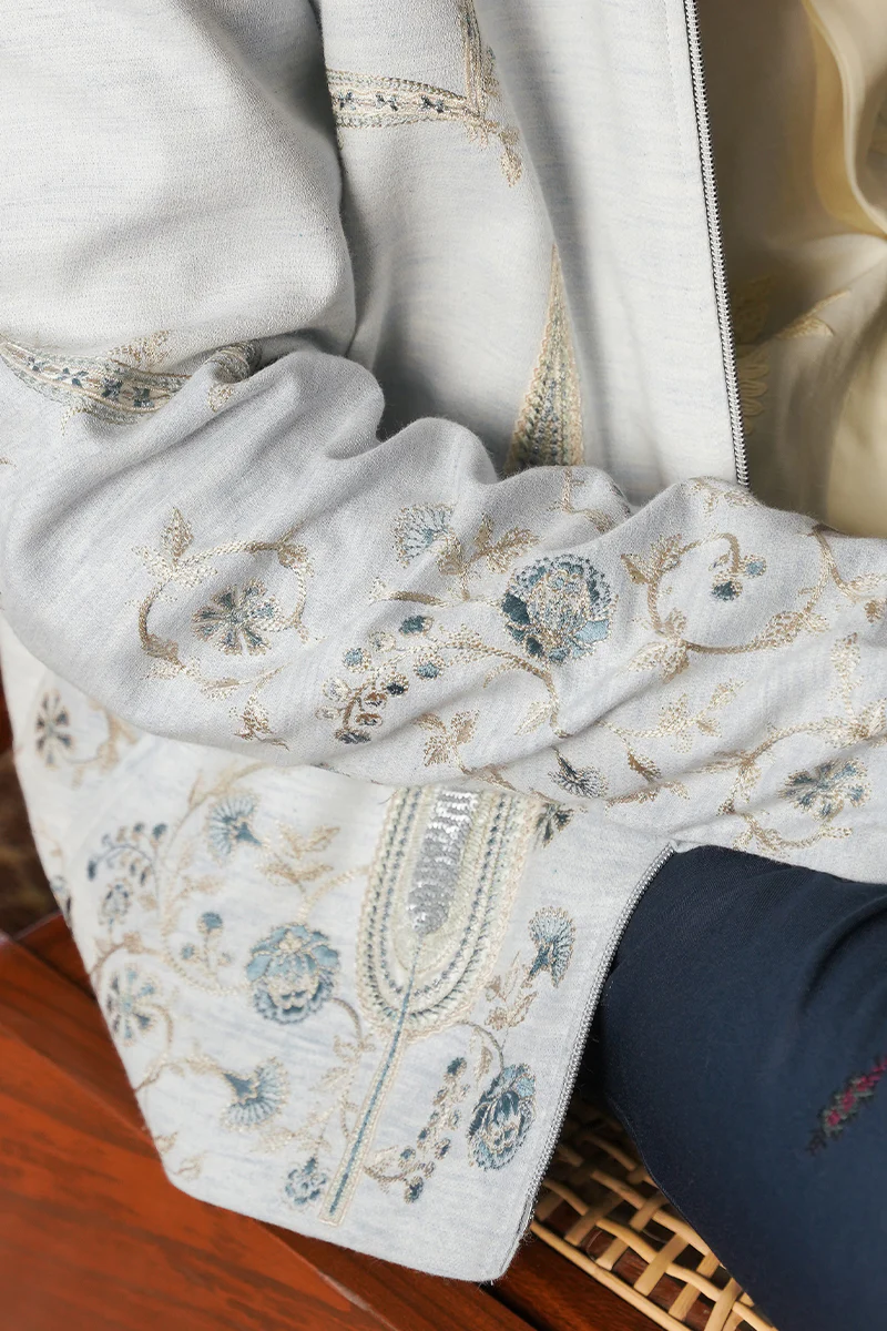 "Mahal" Embroidered Trucker Jacket (Men) - Image 3