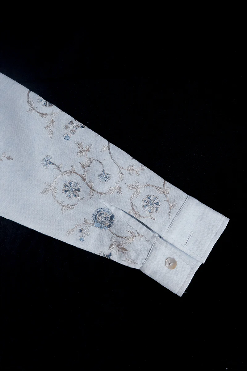 "Mahal" Embroidered Trucker Jacket (Men) - Image 6